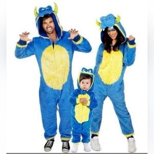 Tipsy Elves NEW Monster Halloween Costume With Pockets Monster Inc Sully Size M